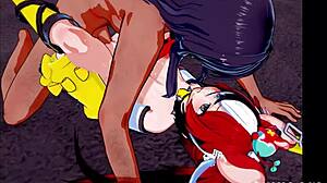 Hakos and Baelz in a rather racy Cucking scene