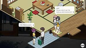 Walking into H House, I see my childhood friend stripping naked. Mom's old pal and her daughter watch in Inari S1E1!