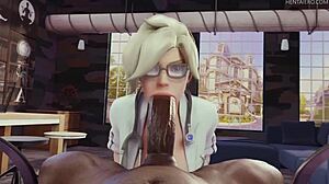 man, i can’t even talk right, this 3d sfm deepthroat comp is wild