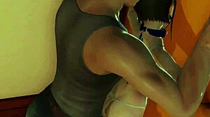 在陰道中高潮 原始的動漫動作整夜。濕潤場景在熱烈特寫中展開。