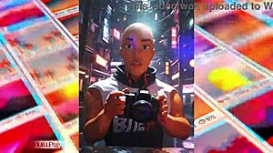 丰满动漫美女在AI写真中支配