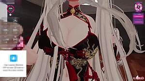 Kanakovt's naughty cosplay and moans in this adult game