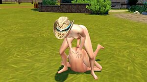 Straight guy seduced by trans lover in steamy 3D anal hentai promo