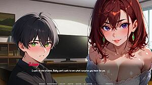 Corrupted by Love 1.0, corruption route part 4, sharing big tits and tight pussy in game