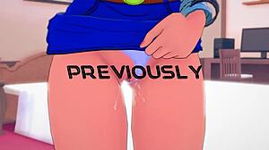 Kame Roshi bangs Android 18 behind Krillin’s back in Dragon Ball Zex 5 POV.