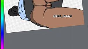 Digital upskirt of a girl in school uniform tease