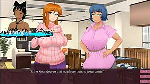 milf amanda came over, and marisa's dying to kiss and give a handjob