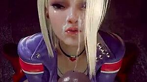 Que Buena Animación of Athletic Blowjob and Big Ass Facial