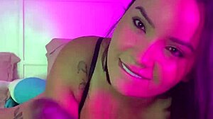 Lina Nakamura, young Asian, stretched by big black cock