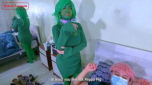 Pretty cosplay girl gets intensely fucked in sleep