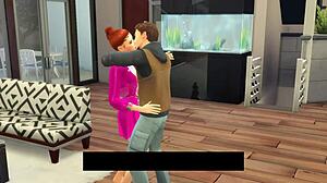 Straight guy seduced by trans lover in steamy 3D anal hentai promo