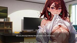 Corrupted by Love 1.0, corruption route part 4, sharing big tits and tight pussy in game