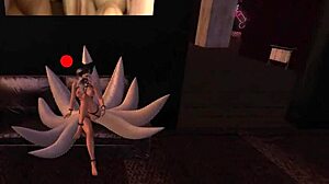 Public display of the fox spirit in Second Life