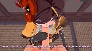 See through the action in Chiori's free POV hentai