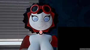 Vampire Sunflower is getting fucked by a huge cock on Hornyside