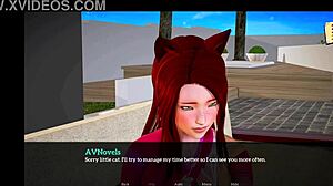 My New Family 302展示红发女在狂野动漫游戏场景