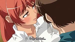 The wife is a hot babe in this Hentai in HD with English subtitles