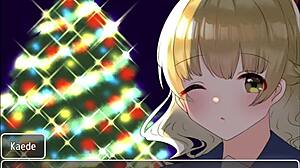  Dating a cute girl who loves flowers in Busty JK game Kaede route