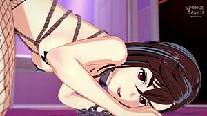 Kinky anime roleplay with stunning ass and tits