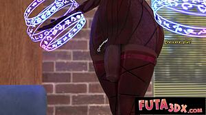 Futa3dx showcases a redhead futa with a huge dick. Her succubus teacher eagerly sucks it in a fantasy sideways doggystyle scene.