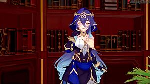 对话式莱拉说，我在琴的办公室里口交并被猛干，《原神》完整动作