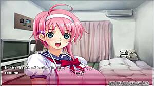 Apartment of Love Ep 6 - Making Her Cum Hard in Game