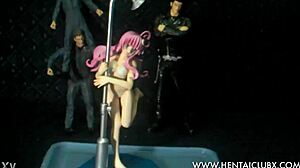 Anime girls sexy anime figure Lala is too hot to escape from