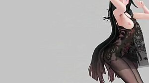 raiden mei’s strip dance show is pure fire!