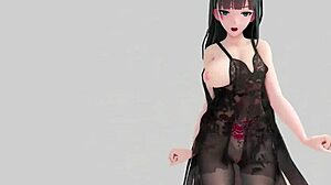 raiden mei’s strip dance show is pure fire!