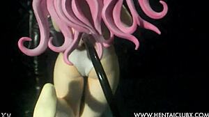 Anime girls sexy anime figure Lala is too hot to escape from