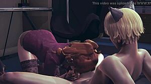 Hentai Uncensored - Claudia Blowjob And Handjob In Asian Manga!