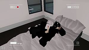 Unbelievable! Roblox Handjob in Sexy Hentai Porto Scene with Hot Action