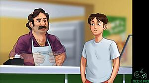 summertime saga ep 90: baking pizza with a hot italian babe.