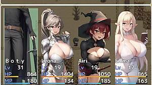 Ganhando Item Mágico pra Foder Gostosas da Equipe no RPG Harem Parte 5