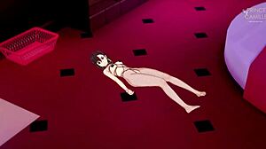 Kinky anime roleplay with stunning ass and tits