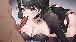 Saku，秘密特工潜入游戏热辣口交场景