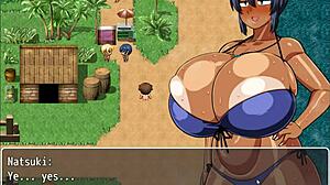 Natsuki’s Oiled Beach Massage Gets Her So Wet