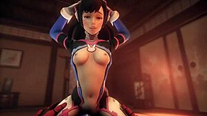 So, Soldier 76 totally hooks up with D.Va in this Overwatch scene.