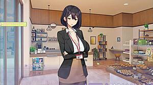 嘿，看看这个Summer Clover后宫Hentai游戏第18集，可爱的修女姐妹被大鸡巴青少年18+娘娘腔动作射满精液