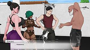 divine heel part 7 gameplay shows wild blowjob on toilet!