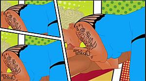 巨臀蕾娅拉狂野姿势猛吸大屌