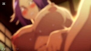 Yoruichi and Ichigo clash in a heated Bleach hentai scene