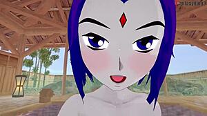 I’m obsessed with Raven in bikini getting pounded hard in POV Titans fantasy