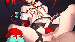 Hakos Baelz Rides Cock with Fierce Intensity