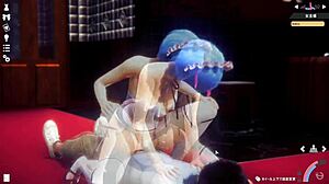 Rem in Wild Hentai Sex with Massive Release