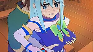 阿库娅的运气狂野起来，内射口交惊喜