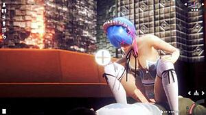 Rem in Wild Hentai Sex with Massive Release