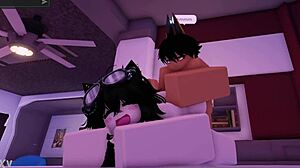 A cat girl was fucking in a game about con, it’s funny
