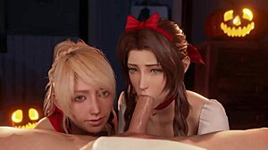 Blowjobs from Final Fantasy girls, so hot
