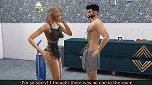 Hentai hotel sex with cheating wife and her maid